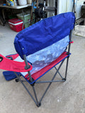 C- Oversized American Folding Arm Chair w/Carry Bag