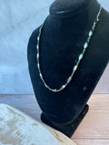 Hematite & Aventurine Beaded Vintage Necklace