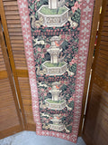 Woodland Animals Woven Art Tapisserie Tapestry Table Runner