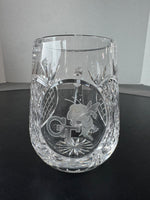 (F) Waterford Crystal Dunmore Tankard with Georgia Tech Yellowjackets Emblem