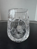 (F) Waterford Crystal Dunmore Tankard with Georgia Tech Yellowjackets Emblem