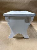 Wooden White Stool