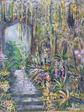 Romantic Path Original Painting by Local Artist, Ginger Olensen; Signed