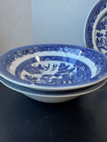 14-Piece Johnson Bros. England Blue Willow Bowls