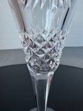 (G) Signed Waterford Crystal Millennium Peace Champagne Flute