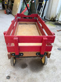 Red Wooden Wagon