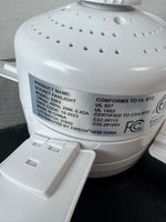 Bell + Howell Socket Breeze White Fan Light with Extender & Remote (WORKS) (2 AVAILABLE—PRICED INDIVIDUALLY AT $25 EACH)