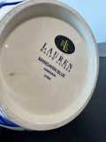 Lauren by Ralph Lauren Mandarin Blue Ceramic Tall Lidded Jar