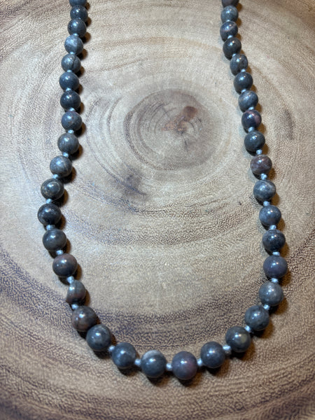 Natural Llanite Beaded Necklace