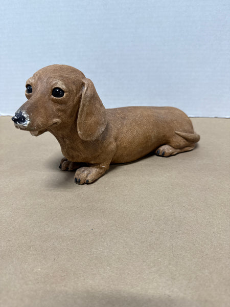 Brown Dachshund Figurine By Sandra Blue *** READ DESCRIPTION ***