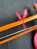 Chinese Vintage Hand Carved Wooden 2-String Erhu