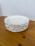 Cream Colored Tommy Bahama Melamine Salad Plates - Set Of 8