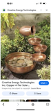 Copper 4-Tier Solar Cascade Fountain