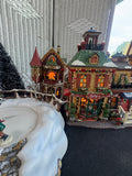 33-Piece Member’s Mark Victorian Village Animated & Lighted Holiday Set in Box (WORKS)
