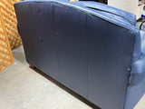 Ethan Allen Blue Leather Loveseat***HEAVY ITEM***READ DETAILS ON PICK UP POLICY***