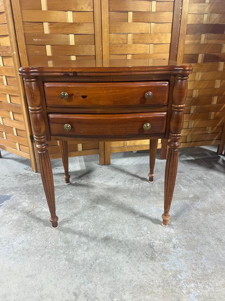 Two Drawer Side Table