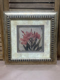 Print of Pink Oleander Flower by P. Murray; Signed