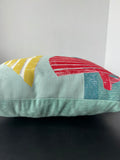 Macy’s Square Tapestry Style Beach Chair & Umbrella Throw Pillow