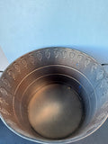 Copper Tone Embossed Large Bucket