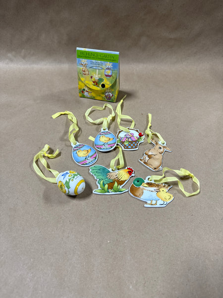 Lot Of 7 Easter Ornaments With Boxes