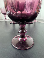 6-Piece Amethyst Wine Goblets