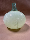 Textured Green Glass Vase