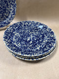Bennington Pottery Blue Agate Plates #1629 (H) - Set Of 4