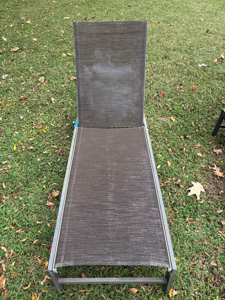 A-Bronze Tone Lounge Chair
