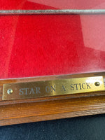 Sequined Wand in Frame Titled “Star on Stick”