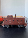 No. 2357 Brown Stack Caboose Vintage Lionel Train for “O” Gauge Track with Box & Box Liner