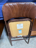 Samsonite Round Folding Card Table with 4 Folding Chairs