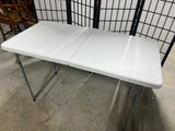 Adjustable Height 4 ft. Folding Table
