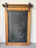 Industrial Style Rustic Framed Hanging Chalkboard