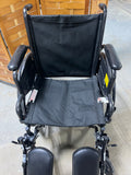 MedLine Wheel Chair, with Padded Seat Cushion