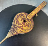 Antique American Folk Art Fireplace Bellows