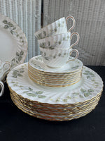 45-Piece Minton England Greenwich Bone China Set