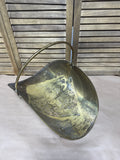 Footed Brass Log Holder