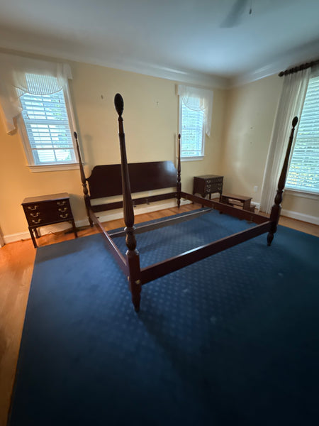 Council Craftsman King Poster Bed with Side Rails