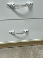 White Particle Board Dresser ***HEAVY ITEM***