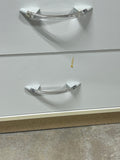 White Particle Board Dresser ***HEAVY ITEM***