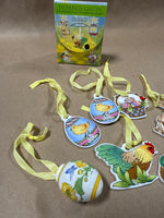 Lot Of 7 Easter Ornaments With Boxes