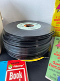 Lot of Assorted Children’s Story Books with 45 RPM Vinyl & Single Vinyl in Case
