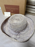 Womens Helen Kaminski Raffia Hat With Box