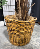 8.5FT Artificial Fish Tail Palm Tree in Basket Planter