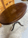 Antique Oval Tilt Top Table