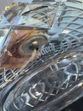 Waterford Crystal Vintage Electric Hurricane Lamp (WORKS)