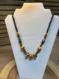 Tribal Acrylic & Wooden Beaded Necklace