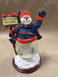 University Of VA Snowman Snow Globe
