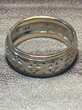 14K Gold Band (White & Yellow) - SIZE 5.75