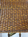 Metal Bamboo 3-Way Lamp with Woven Rattan Shade (WORKS)